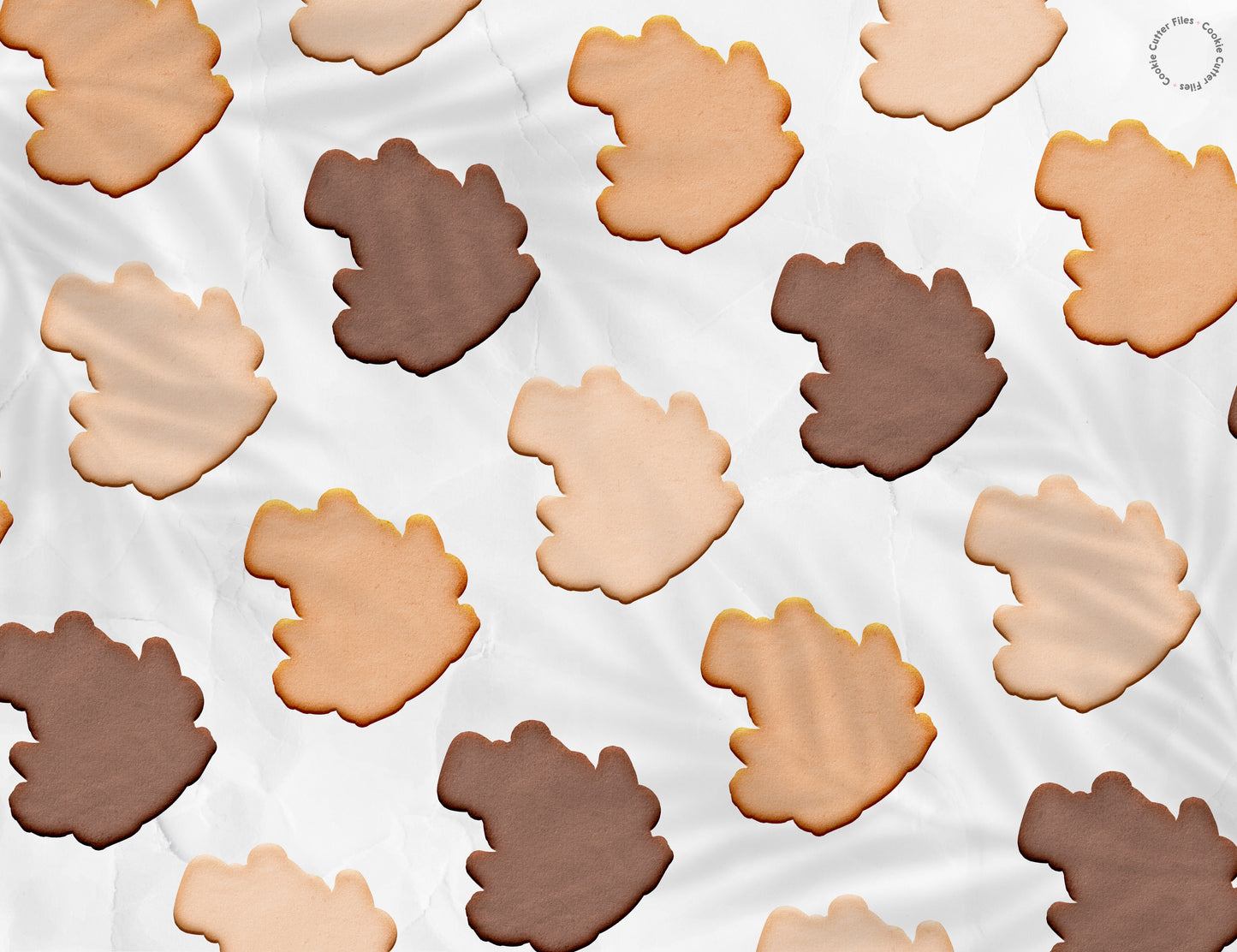 Groundhog Winter Cookie Cutter STL Files Cookie Cutter Files