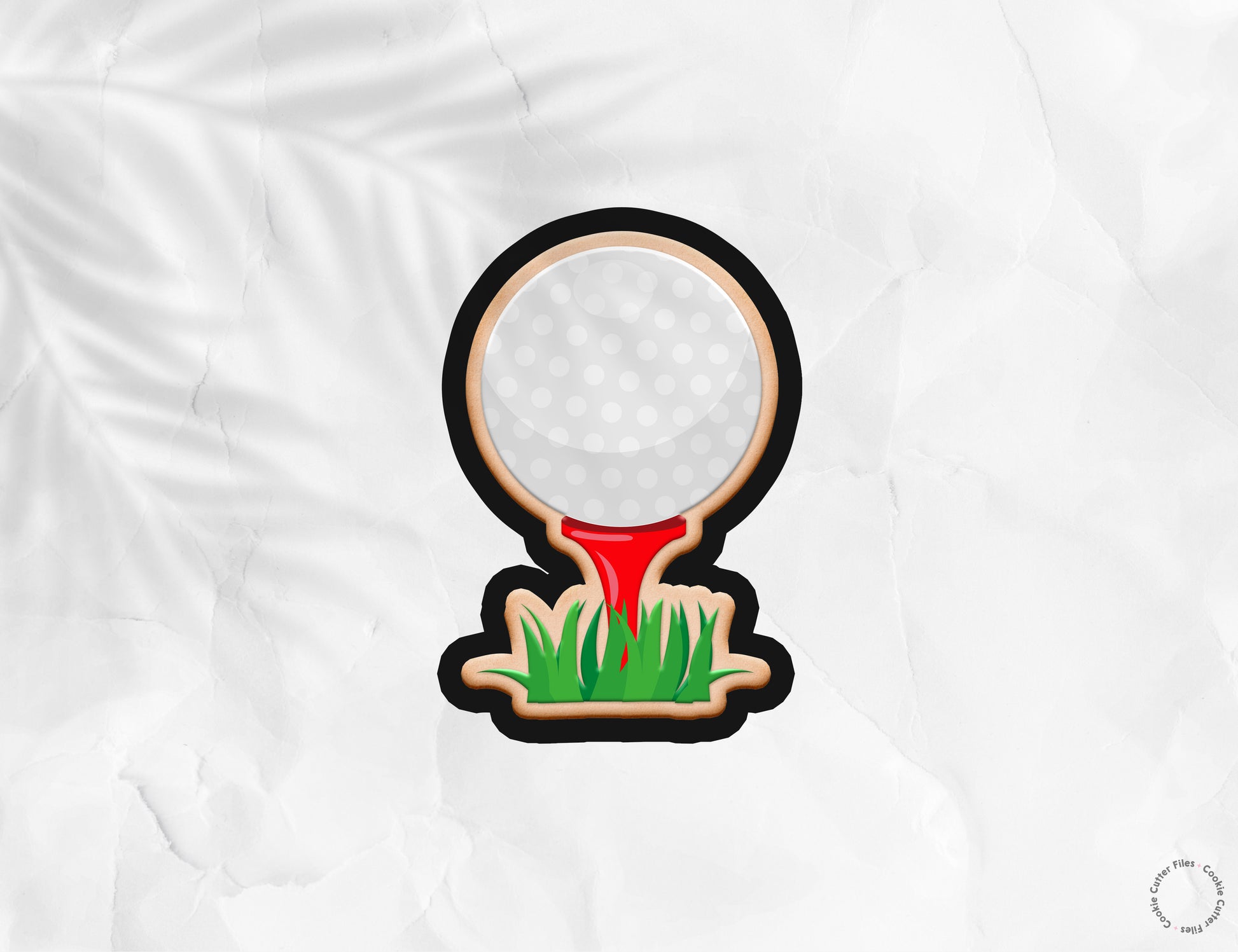 Golf Ball Tee Cookie Cutter STL Files Cookie Cutter Files