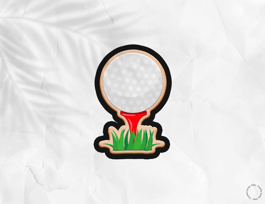 Golf Ball Tee Cookie Cutter STL Files Cookie Cutter Files