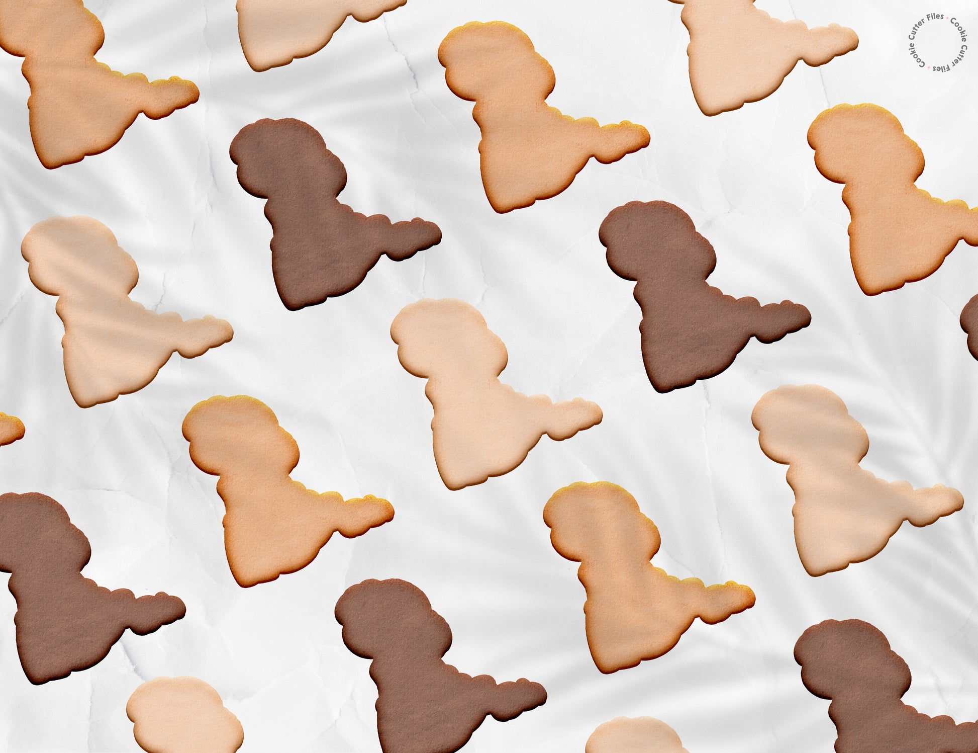 Golden Hair Little Princess Cookie Cutter STL Files Cookie Cutter Files