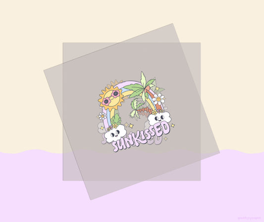 Sun Kissed Groovy Summer DTF Transfer Print