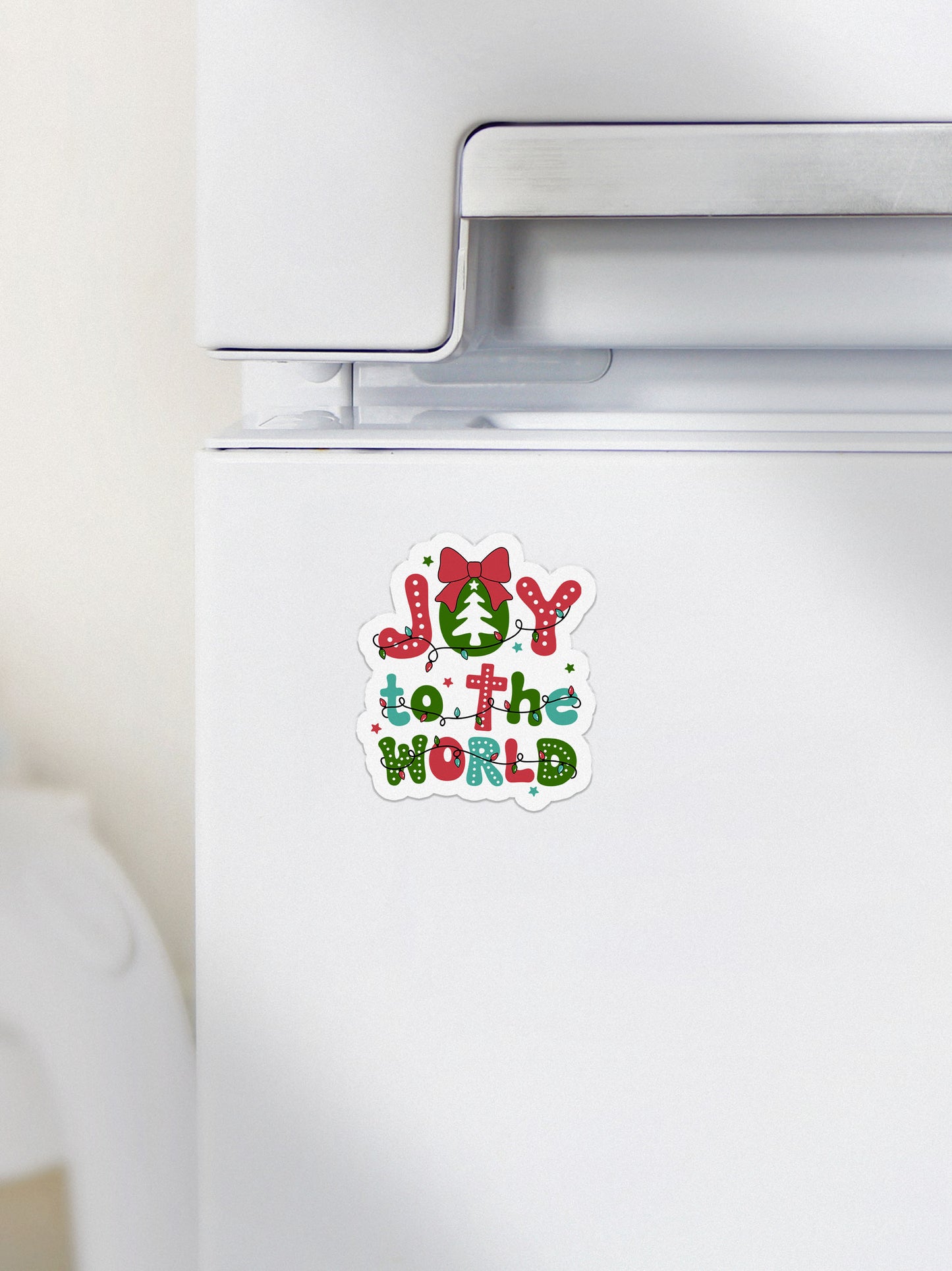 Joy To The World Boho Christmas Christian Jesus Magnet