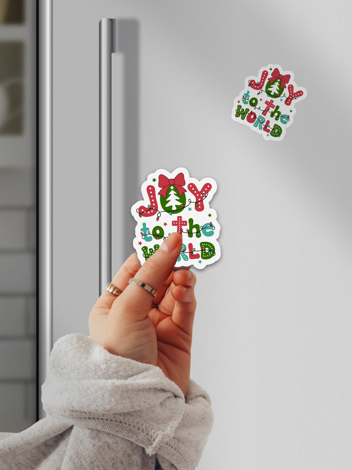 Joy To The World Boho Christmas Christian Jesus Magnet