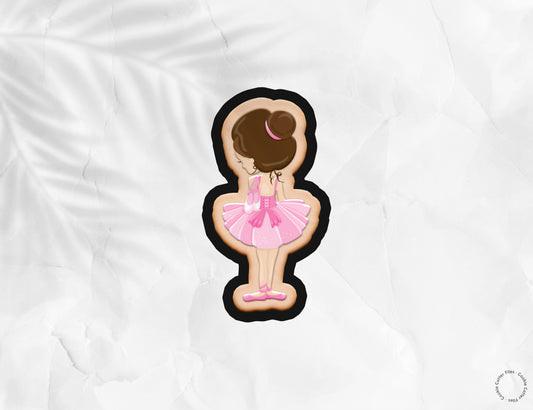 Ballerina Girl Cookie Cutter STL Files Cookie Cutter Files