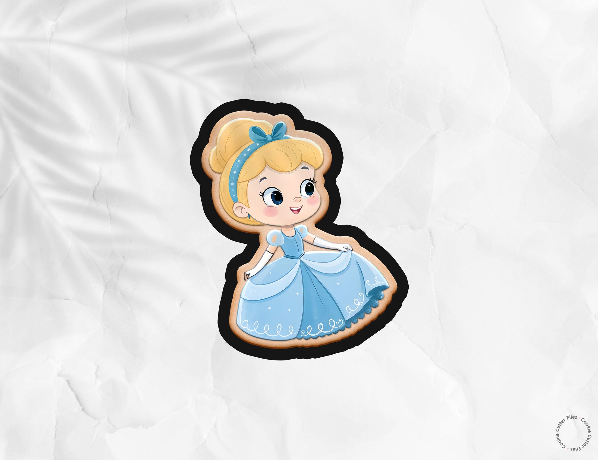 Glass Slipper Little Princess Cookie Cutter STL Files Cookie Cutter Files