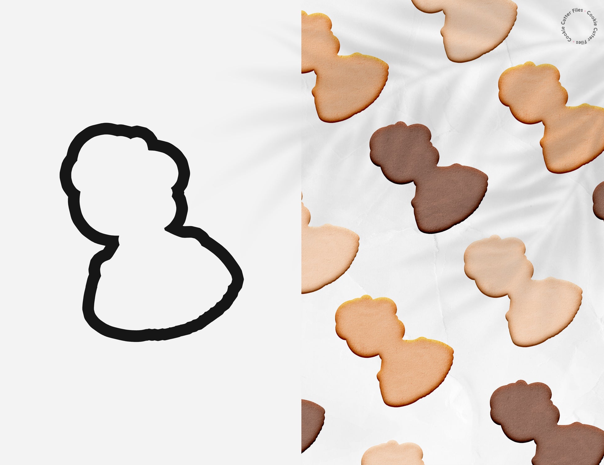 Glass Slipper Little Princess Cookie Cutter STL Files Cookie Cutter Files