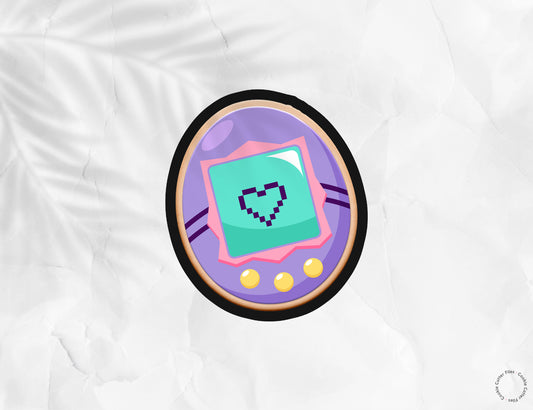 Tech Pet Egg Nostalgia 90s Cookie Cutter STL Files Cookie Cutter Files