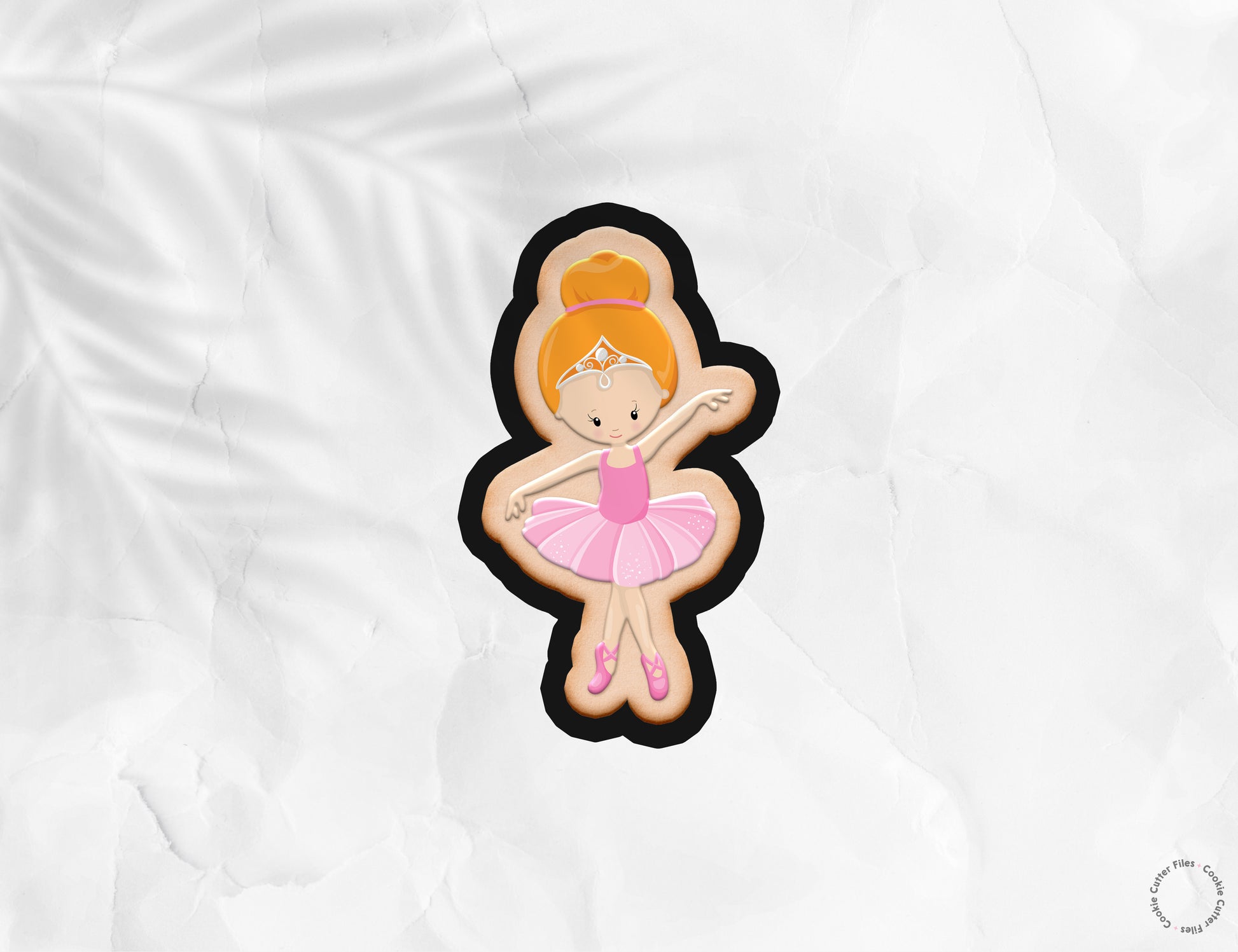 Ballerina Girl Cookie Cutter STL Files Cookie Cutter Files