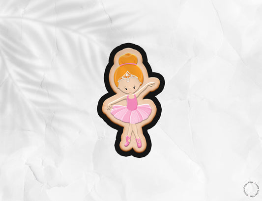 Ballerina Girl Cookie Cutter STL Files Cookie Cutter Files