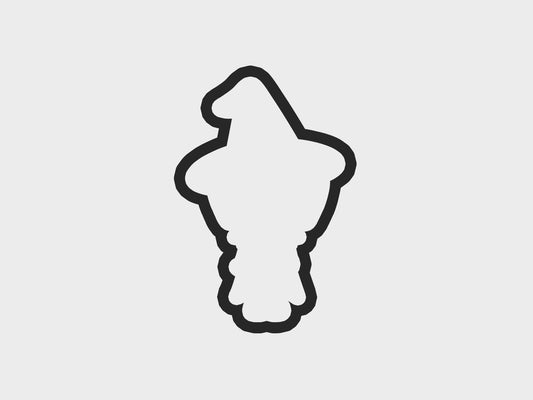Witch Dalmatian Inspired Halloween Blue Heeler Dog Cookie Cutter STL Files