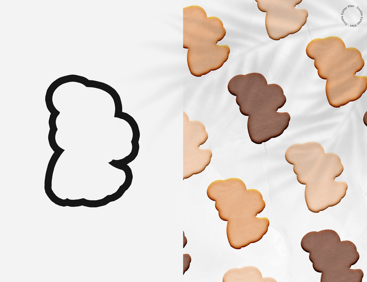 Ocean Little Princess Cookie Cutter STL Files Cookie Cutter Files