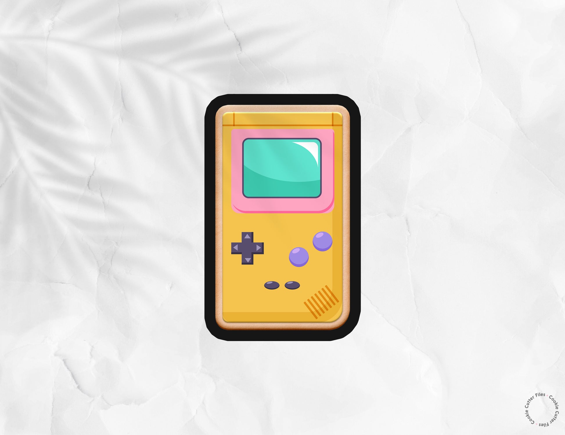 Handheld Game Nostalgia 90s Cookie Cutter STL Files Cookie Cutter Files