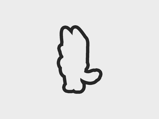 Mum Two Inspired Blue Heeler Dog Cookie Cutter STL Files