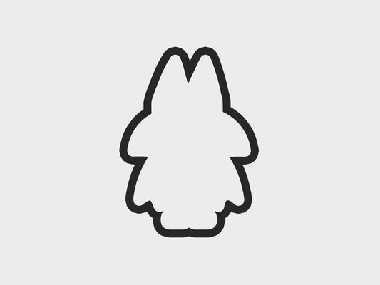 Pointy Ears Vampire Inspired Halloween Blue Heeler Dog Cookie Cutter STL Files