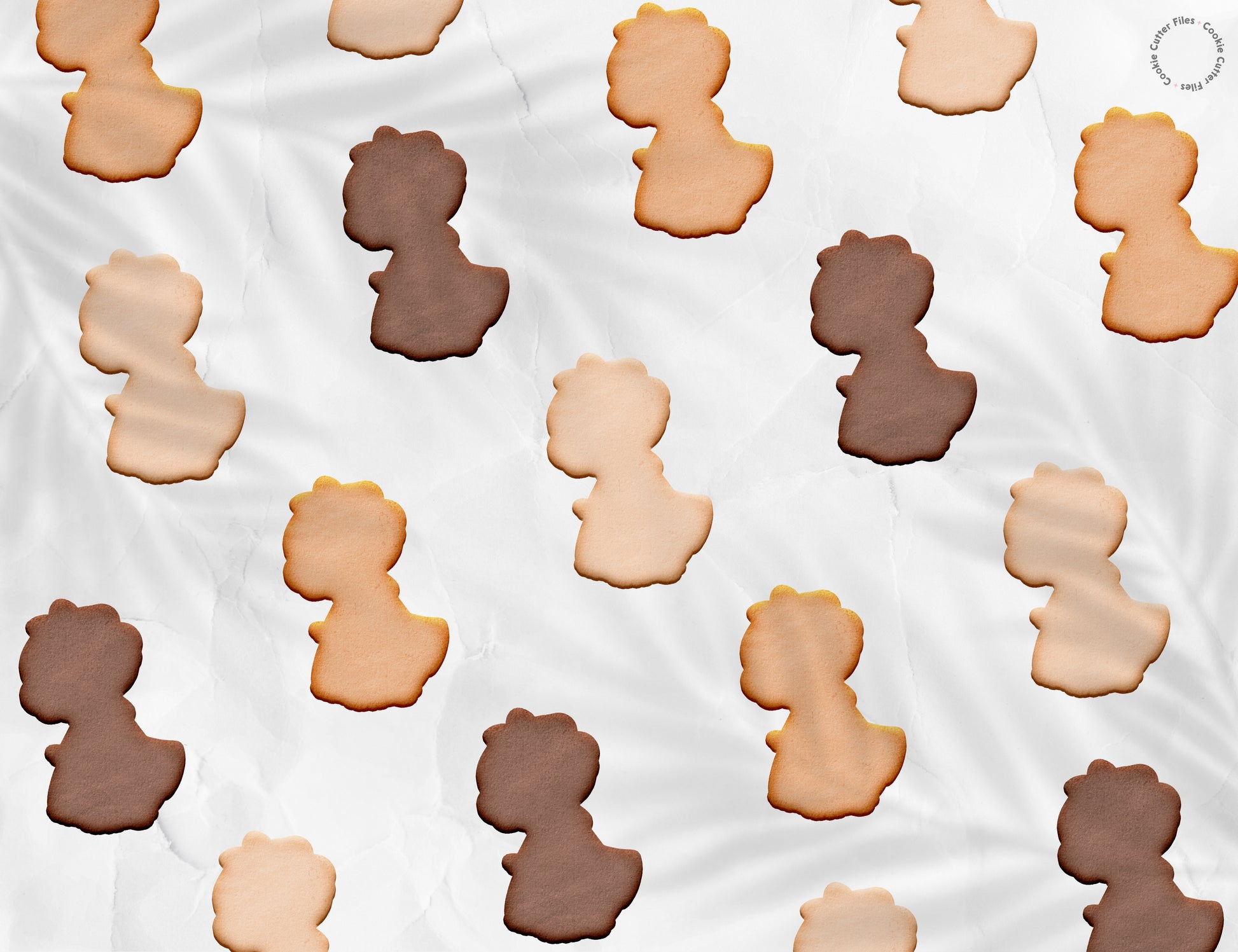 Forest Friends Little Princess Cookie Cutter STL Files Cookie Cutter Files