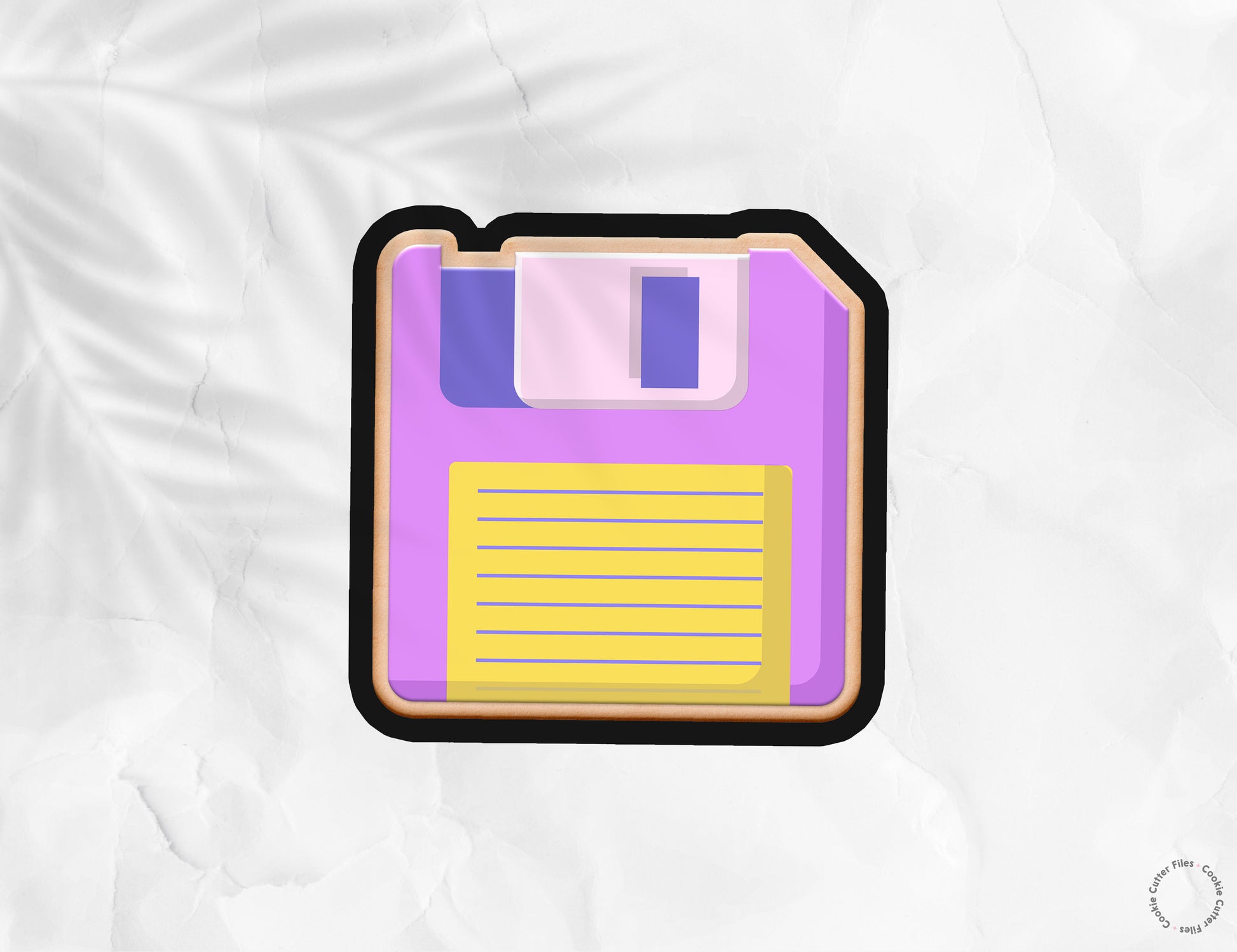 Floppy Disk Nostalgia 90s Cookie Cutter STL Files Cookie Cutter Files