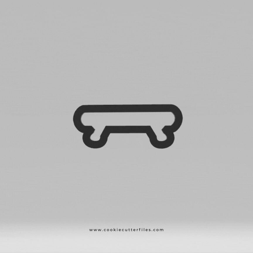 Beam Gymnast Girl Cookie Cutter STL Files