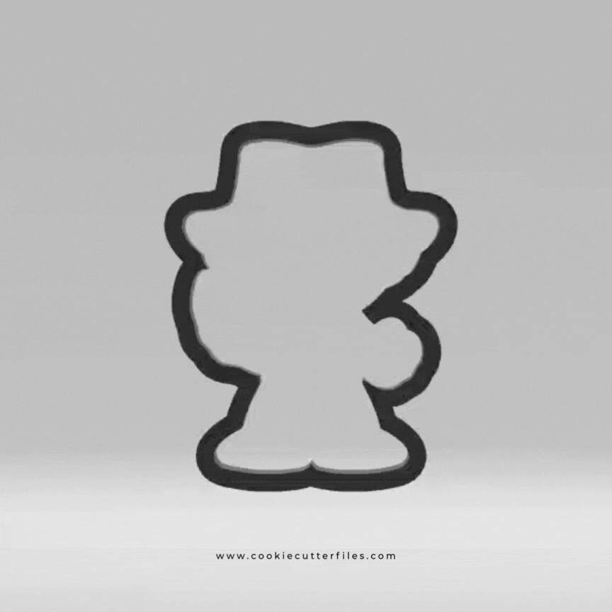 Finger Blades Horror Chibi Inspired Cookie Cutter STL Files