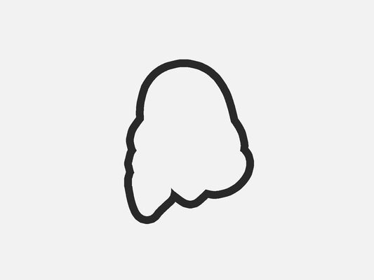 Fashionable Face Inspired Mystery Dog Crew Cookie Cutter STL Files