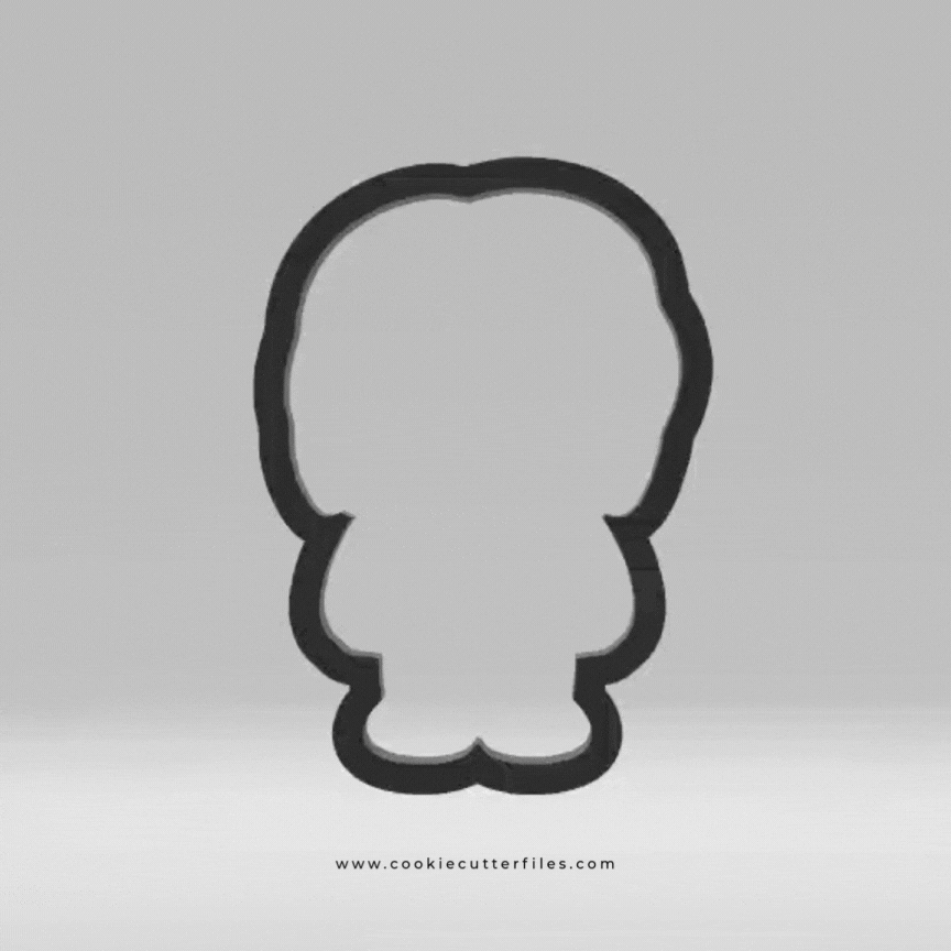 Doll Horror Chibi Inspired Cookie Cutter STL Files