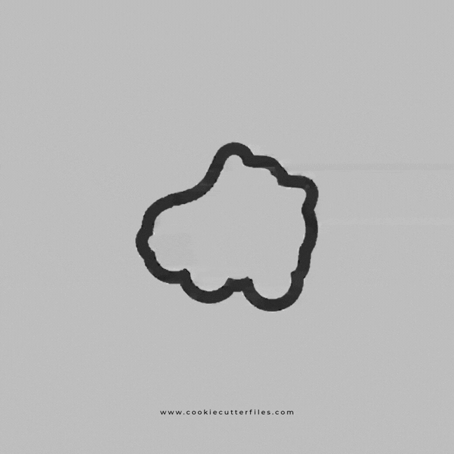 Roller Skates Nostalgia 90s Cookie Cutter STL Files Cookie Cutter Files