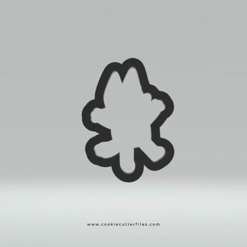 Dog Dance Inspired Blue Heeler Dog Cookie Cutter STL Files