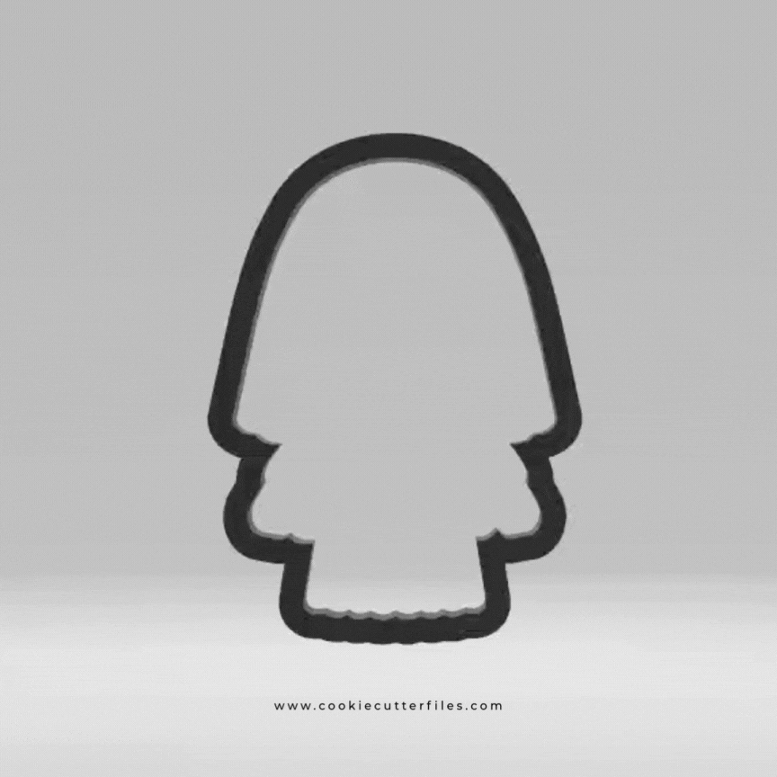 Nun Horror Chibi Inspired Cookie Cutter STL Files
