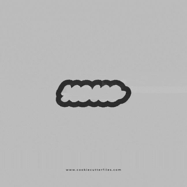 Galentine Xoxo Valentine Cookie Cutter STL Files Cookie Cutter Files