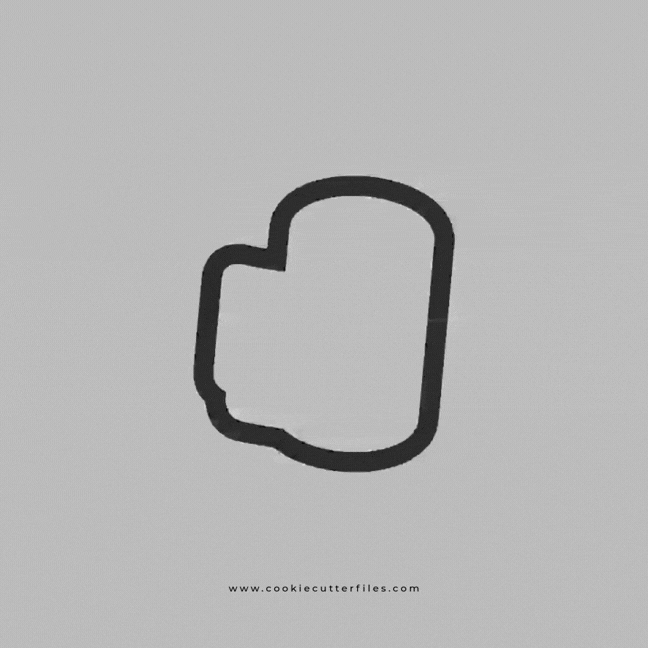 Film Roll Nostalgia 90s Cookie Cutter STL Files Cookie Cutter Files