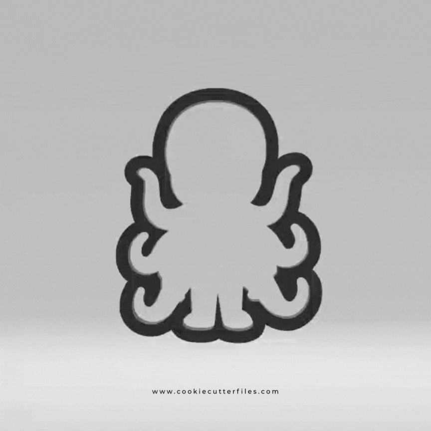 Faceless Horror Chibi Inspired Cookie Cutter STL Files