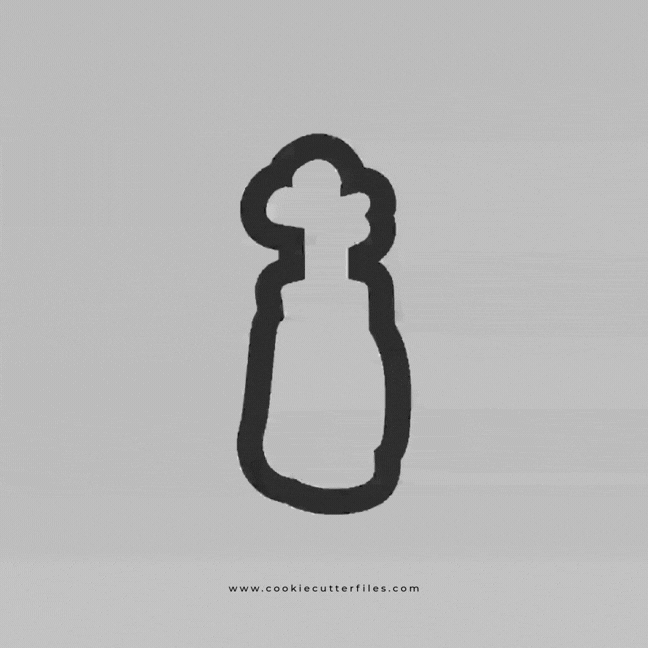 Golf Clubs Bag Cookie Cutter STL Files Cookie Cutter Files