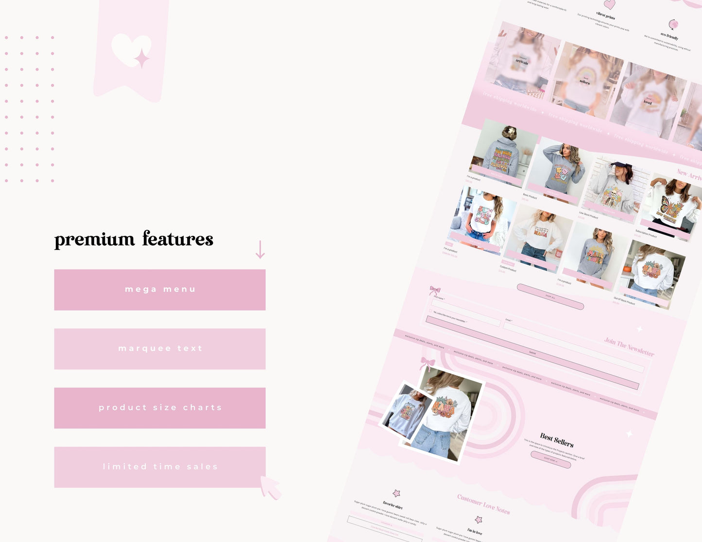 Pretty Girl Wix Studio Website Template