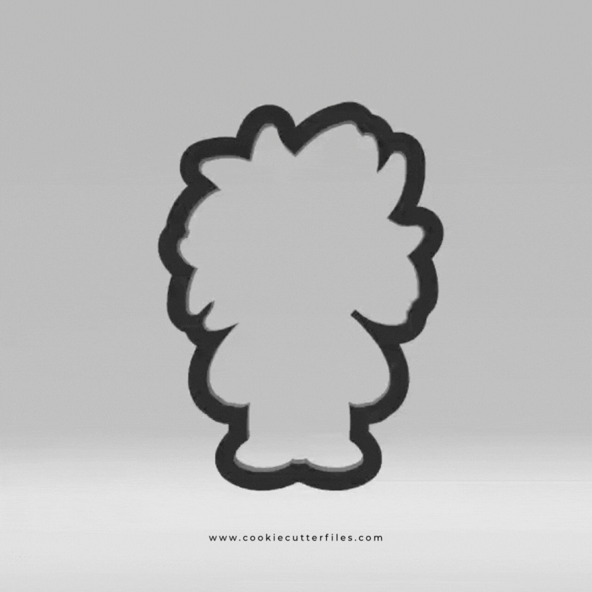 Comedic Horror Chibi Inspired Cookie Cutter STL Files
