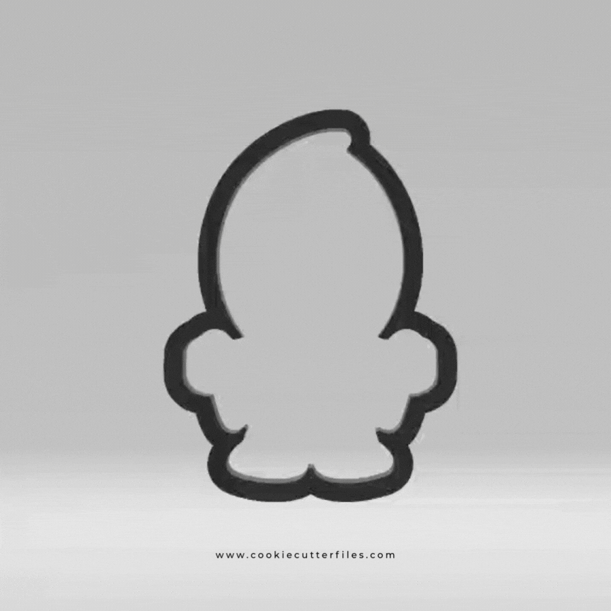 Ghost Horror Chibi Inspired Cookie Cutter STL Files