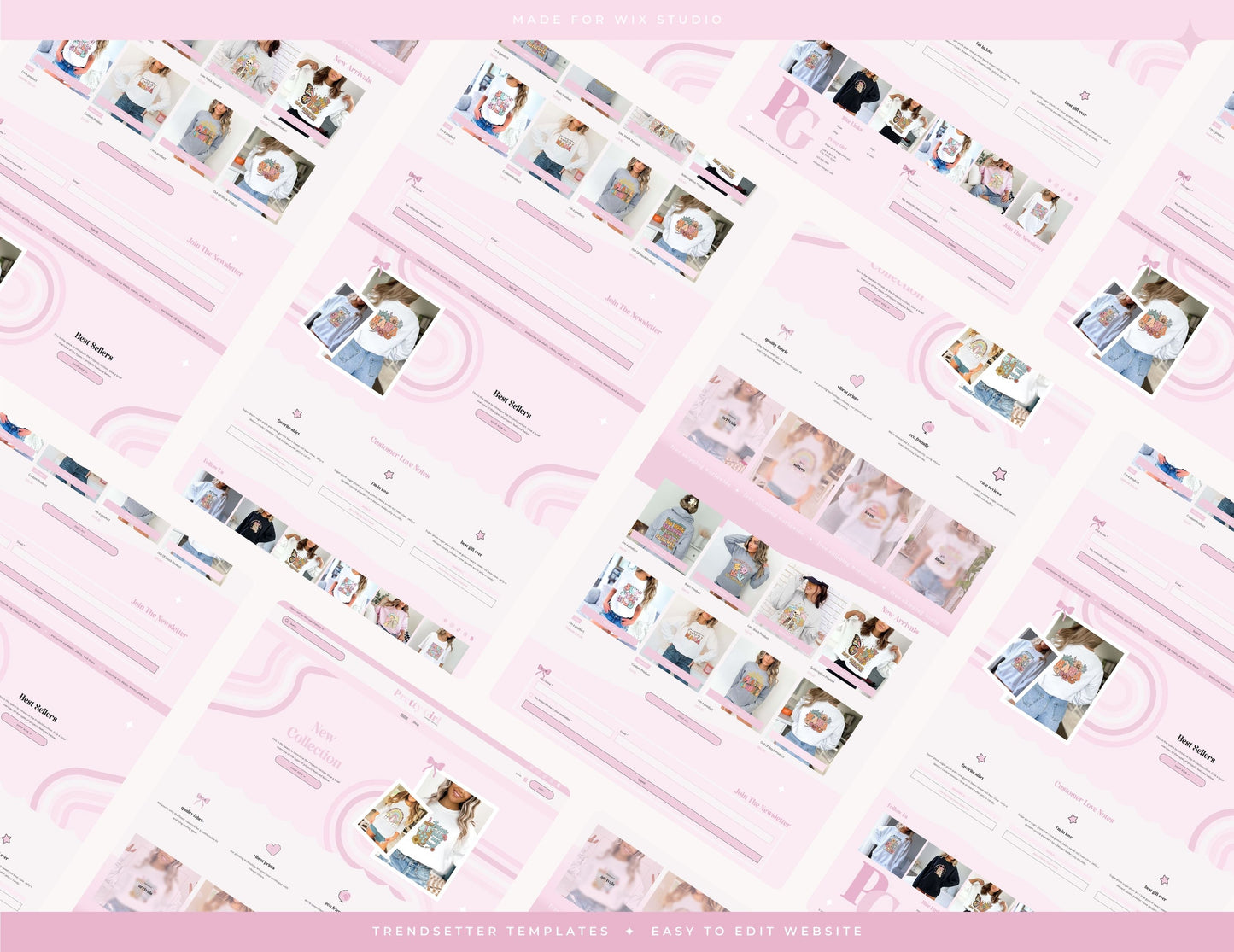 Pretty Girl Wix Studio Website Template