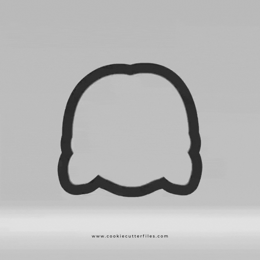 Girl Doll Horror Chibi Faces Inspired Cookie Cutter STL Files