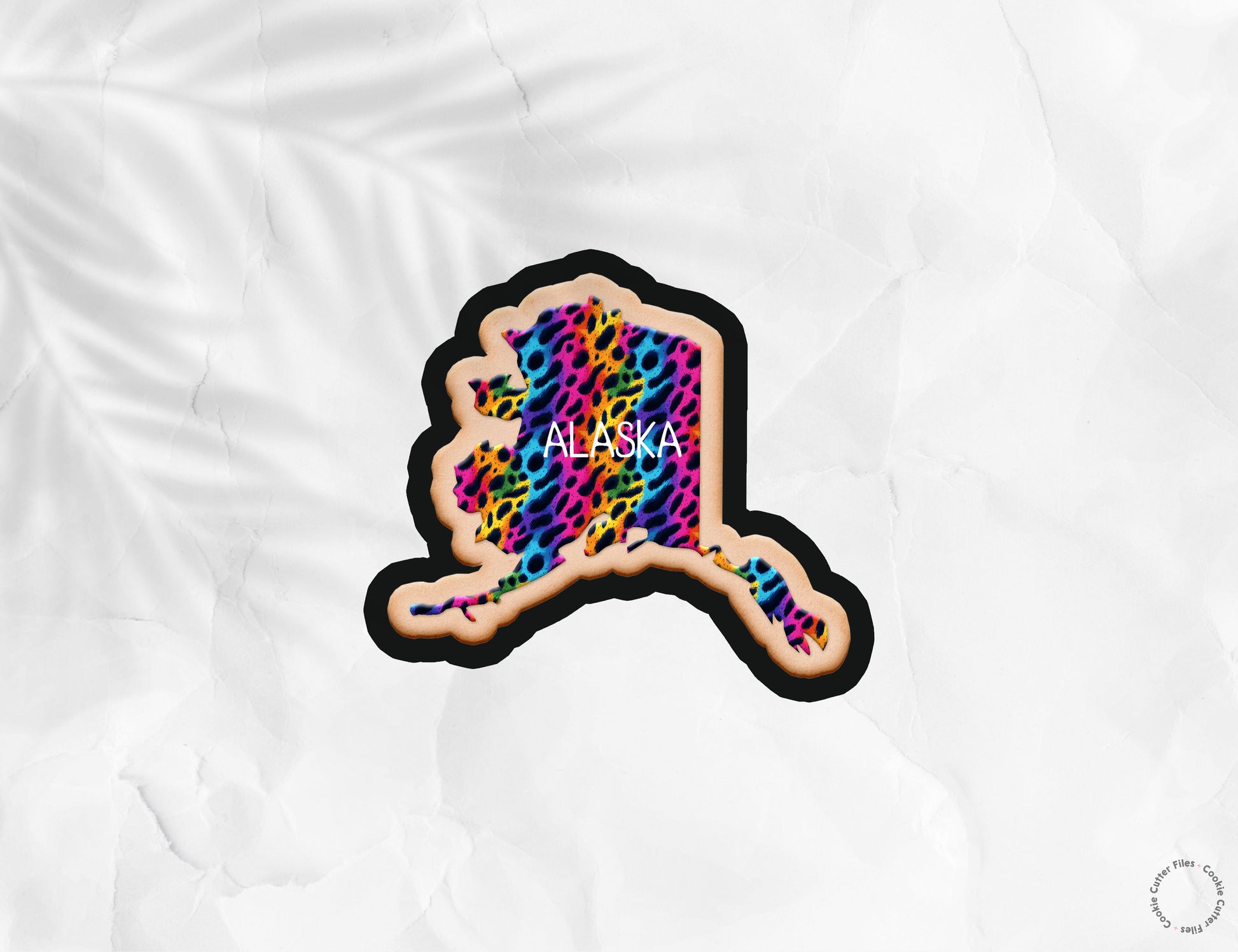 Alaska State Basic Cookie Cutter STL Files Cookie Cutter Files