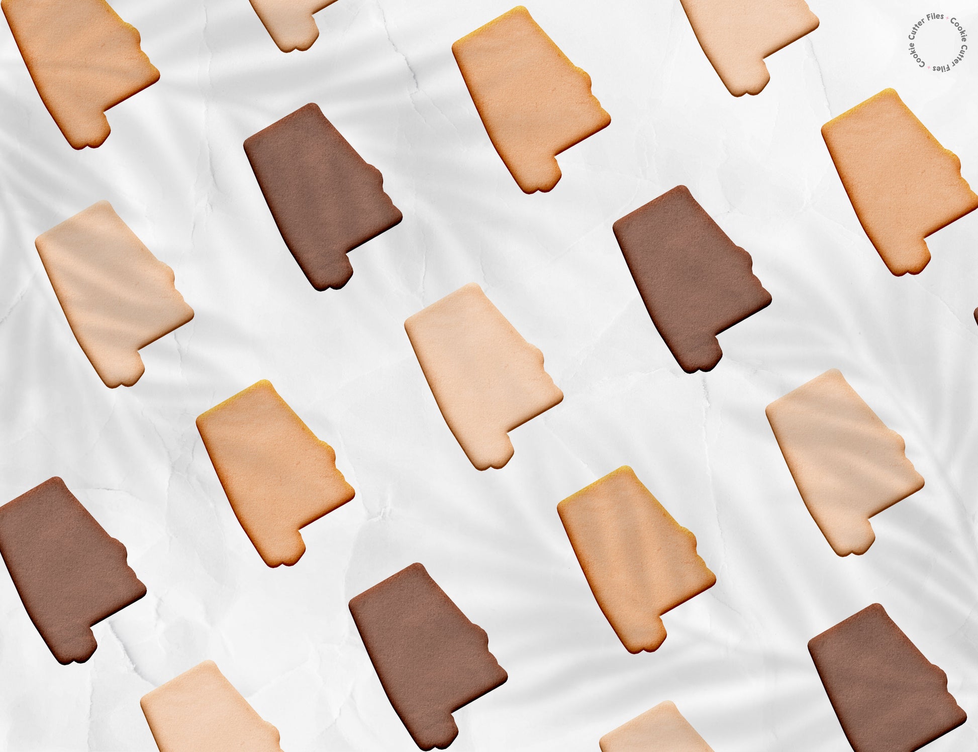 Alabama State Basic Cookie Cutter STL Files Cookie Cutter Files