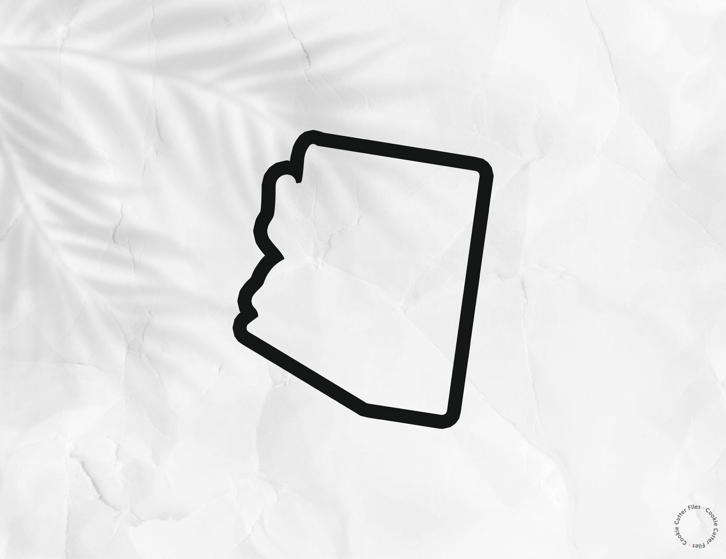 Arizona State Basic Cookie Cutter STL Files Cookie Cutter Files