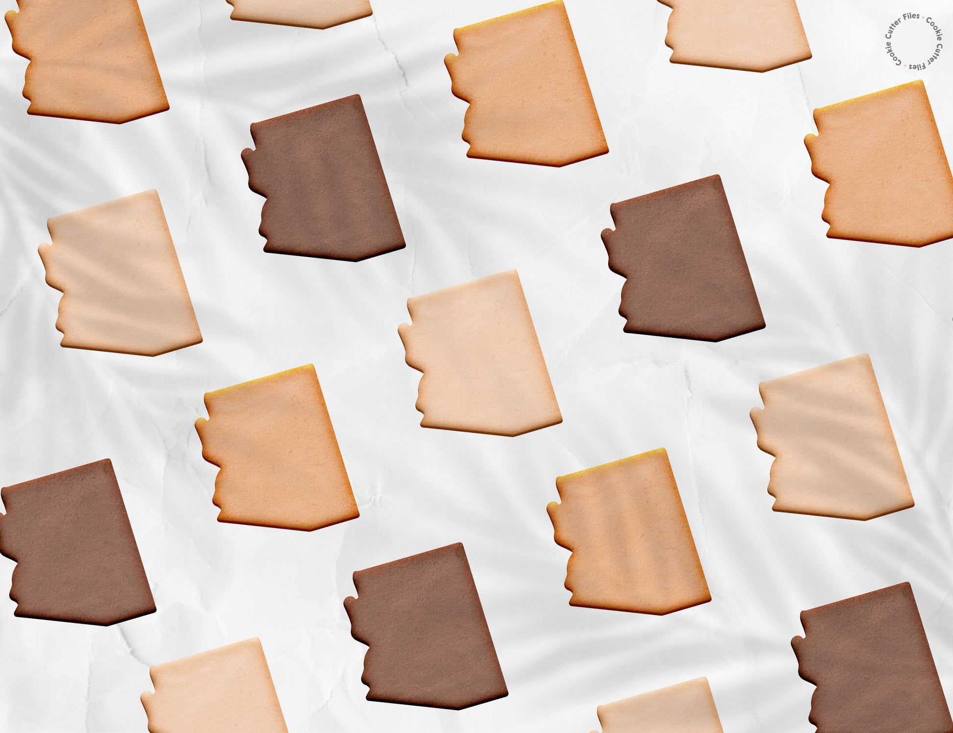 Arizona State Basic Cookie Cutter STL Files Cookie Cutter Files