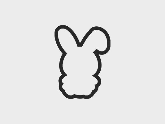Adorable Baby Easter Bunny Cookie Cutter STL Files