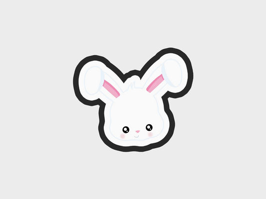 Bunny Animal Face Cookie Cutter STL Files