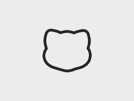 Cat Animal Face Cookie Cutter STL Files