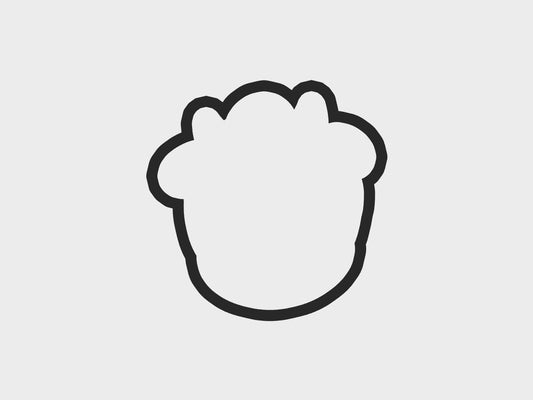 Cow Animal Face Cookie Cutter STL Files