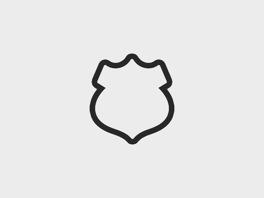 Badge Police Kids Cookie Cutter STL Files
