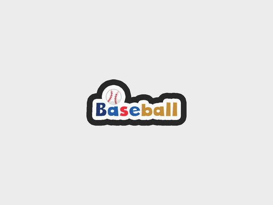 Typography Baseball Kids Cookie Cutter STL Files