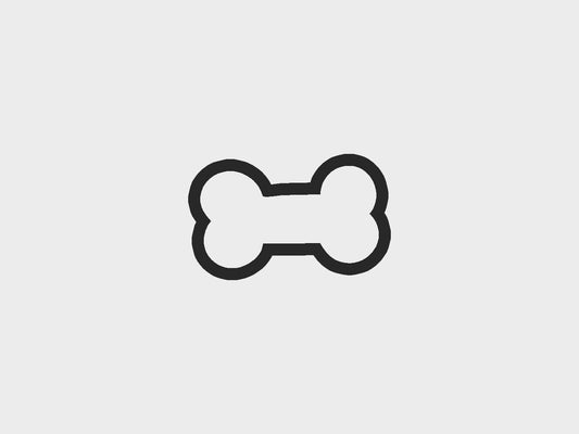 Bone Puppy Dog Cookie Cutter STL Files