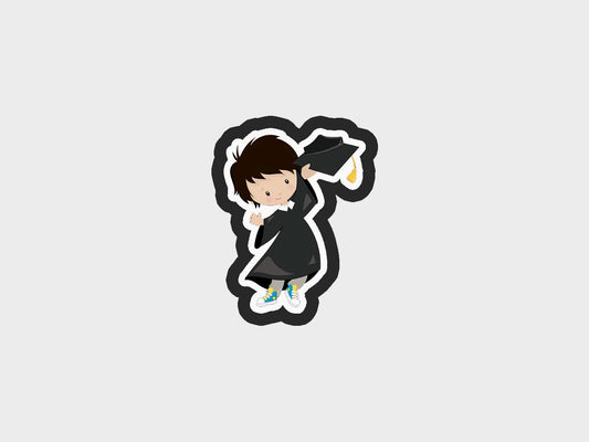 Boy Cap Grad Kids Cookie Cutter STL Files