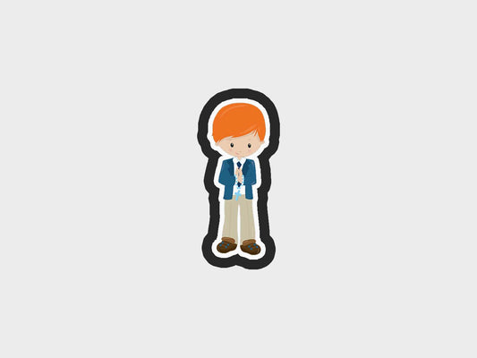 Boy First Communion Cookie Cutter STL Files