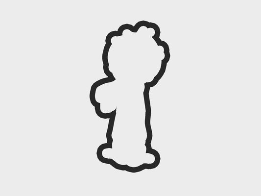 Boy Standing Zombie Kids Cookie Cutter STL Files